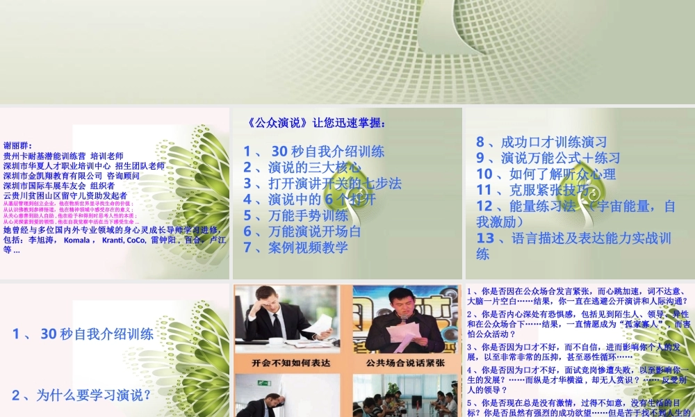 一天学会演说