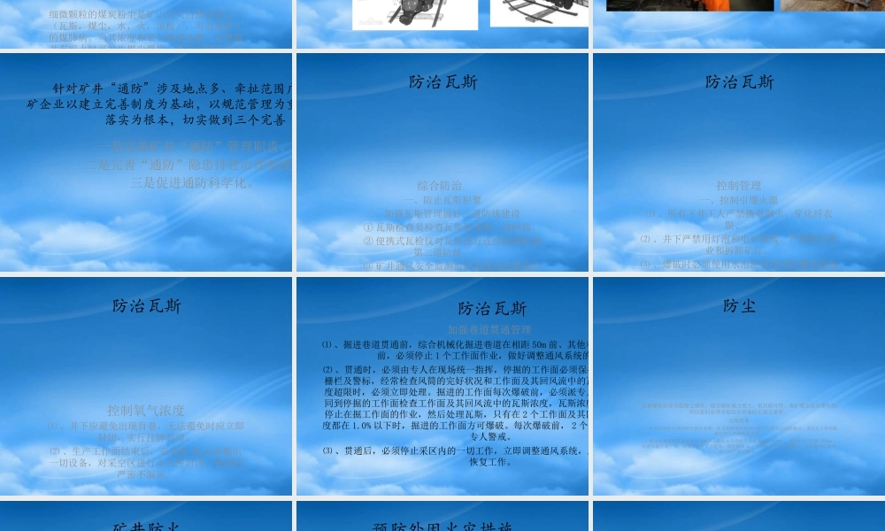 一通三防知识讲座