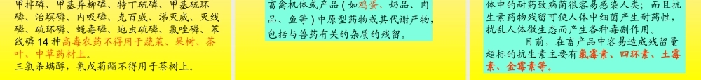 《农产品质量安全》系列讲座(第讲-农产品质量与安全)