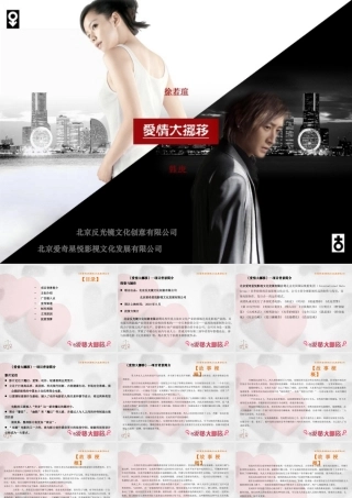 XXXX年电影《爱情大挪移》项目提案