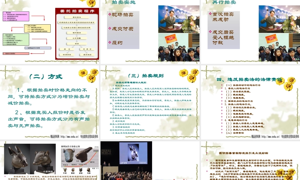 《拍卖法与招标投标法律制度