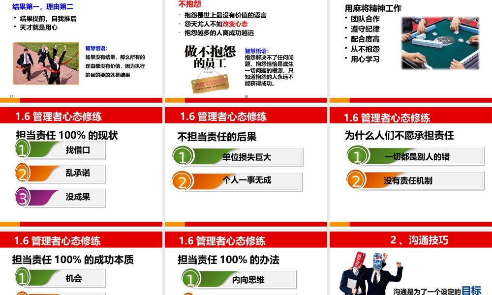一线管理者特训营