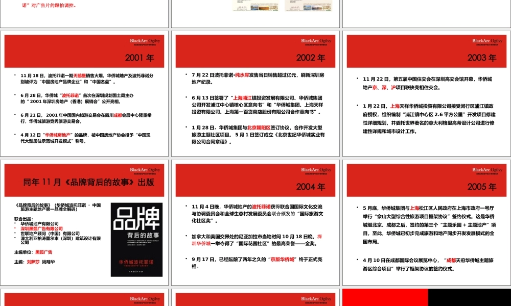 XXXX年度成都华侨城传播推广方案