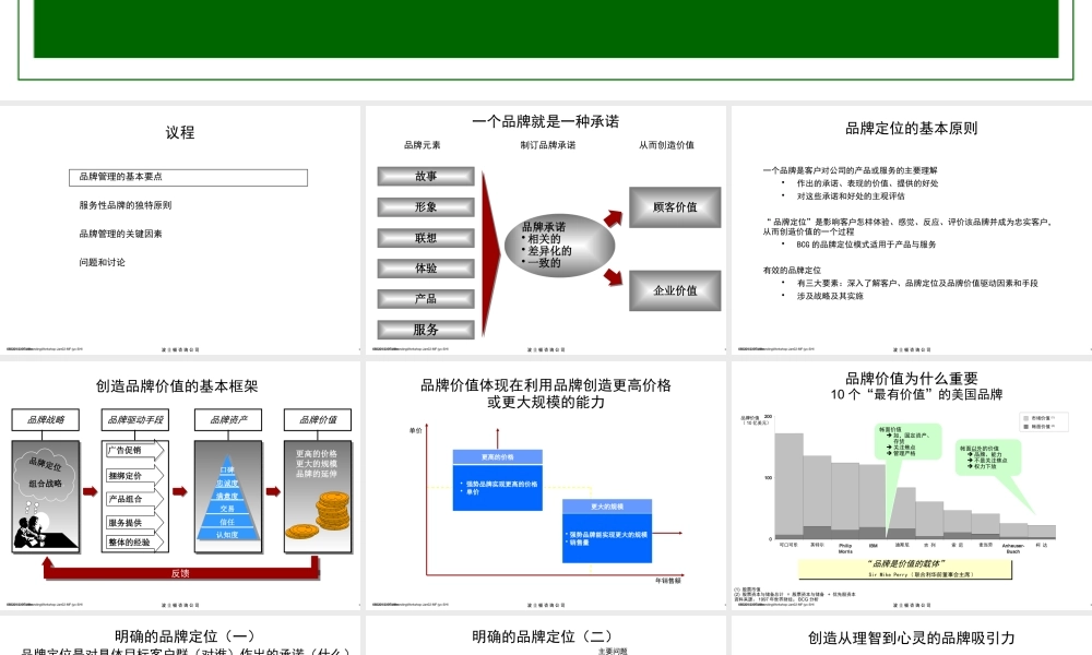 《品牌知识》某咨询
