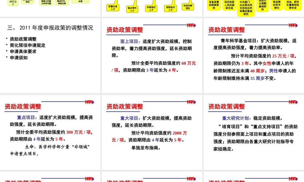 XXXX年度国家自然科学基金项目申报动员会