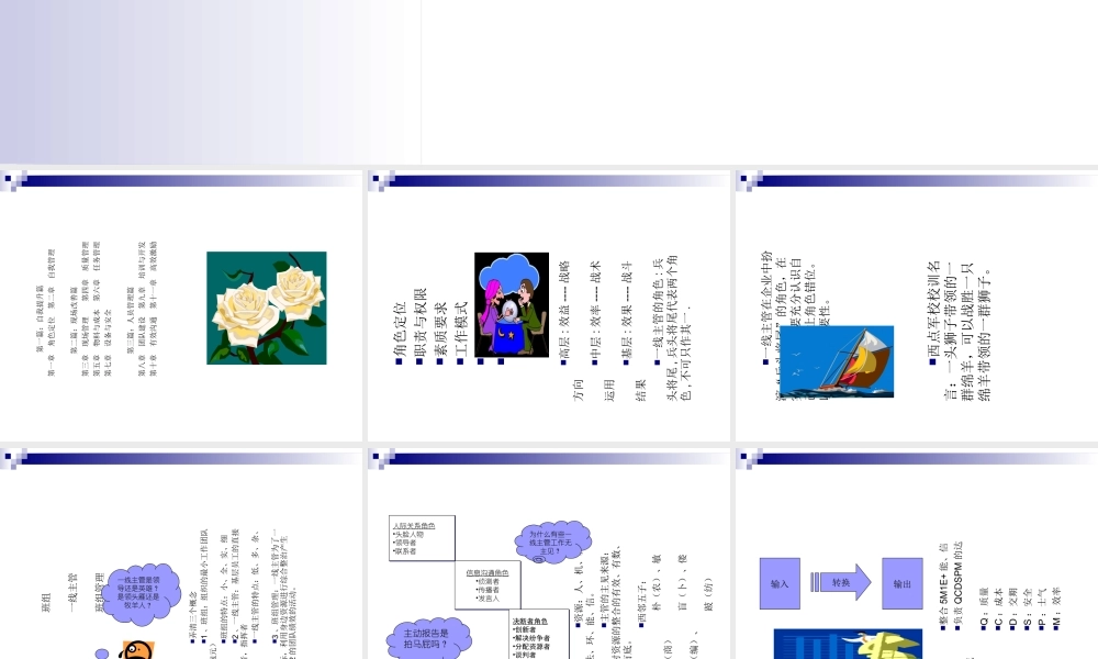 一线主管实战技能训练(PPT115页)