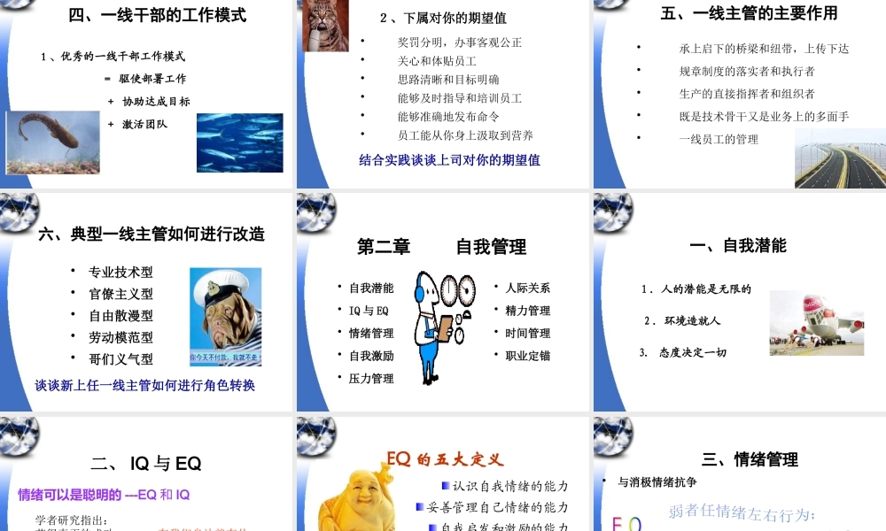 一线主管实战技能训练
