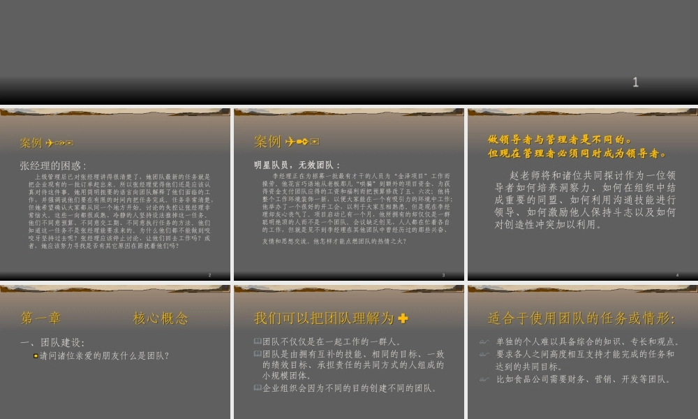 XXXX年度精选知识-精英团队管理