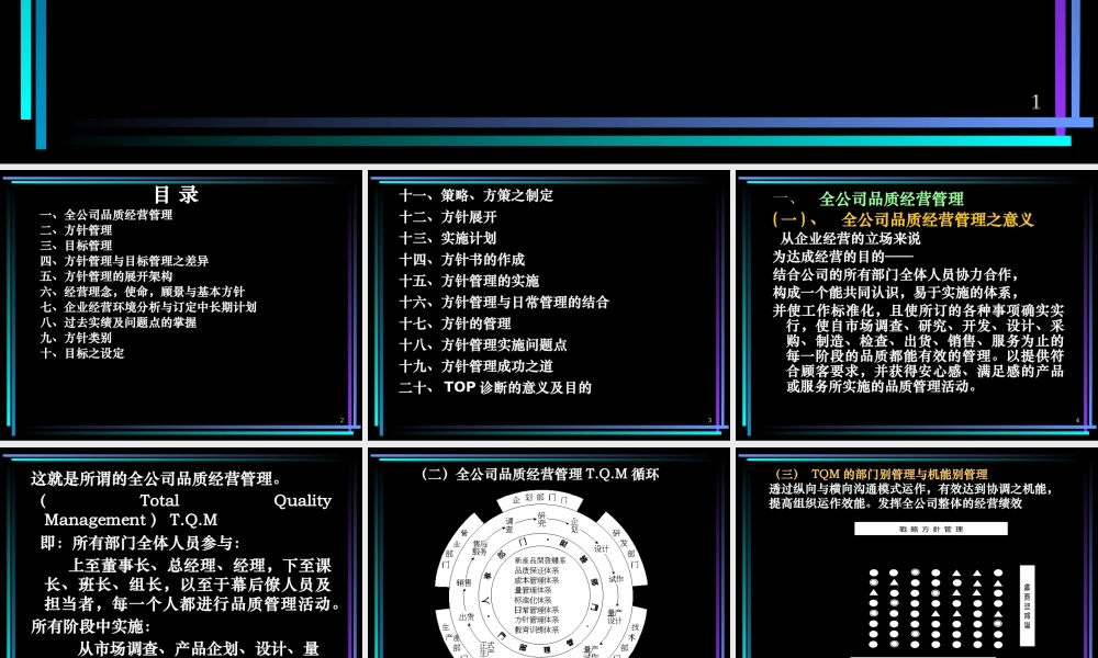 XXXX年度目标管理及实施计划20大问题讲解(PPT100页)