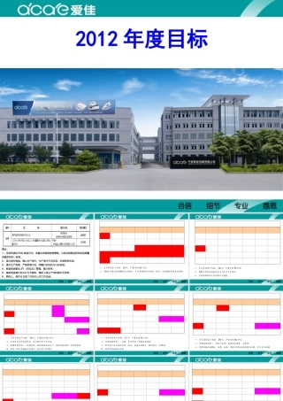 XXXX年度目标与分解