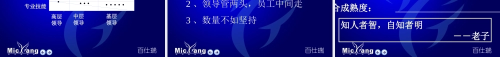 一线主管训练营3天公开课