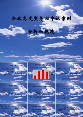 《企业高发型劳动争议案例分析和规避》