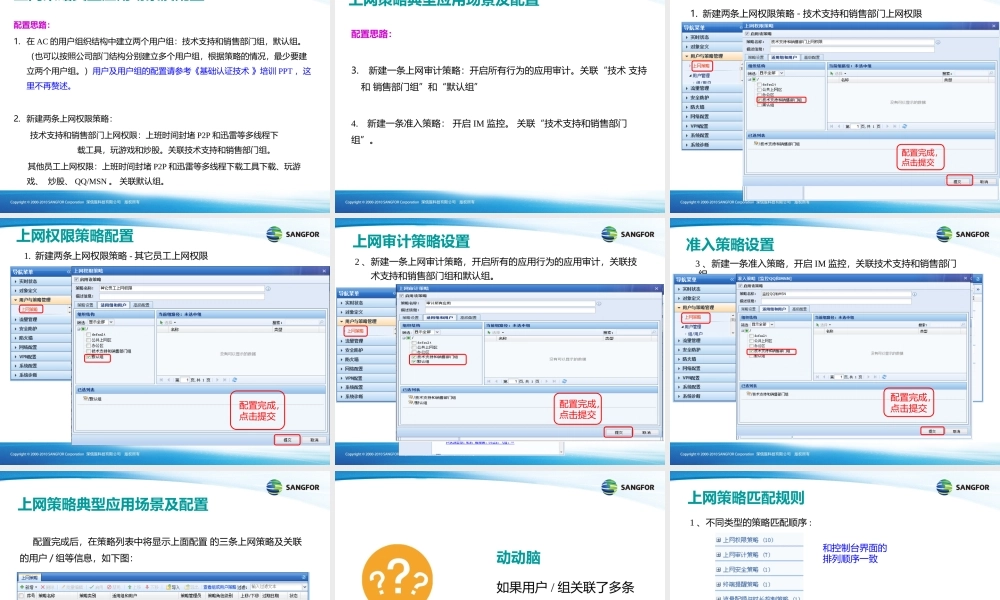 XXXX年度渠道初级认证培训04_组织结构与上网策略管理_2