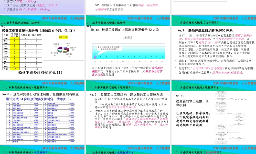 XXXX年度人力工作总结