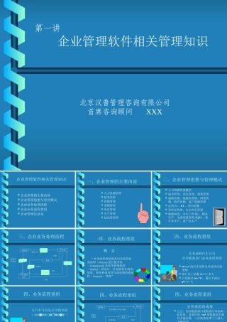 《企业管理软件》讲座--咨询公司