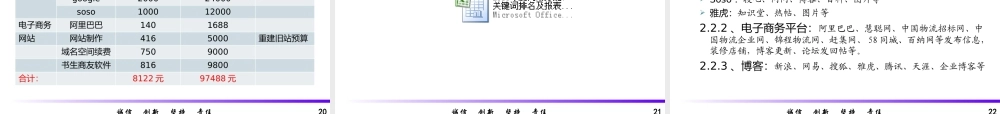 XXXX年度网络营销规划