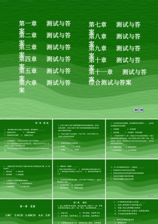 《企业管理与经济学》测试题与答案(ppt 112)