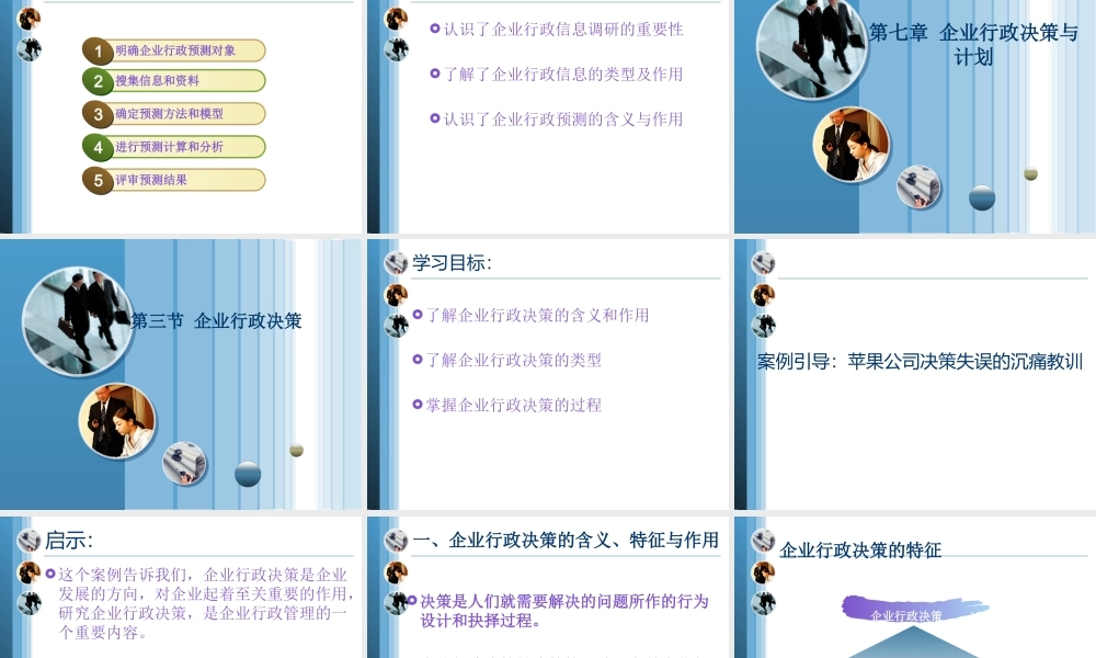 《企业行政管理概论》后六章