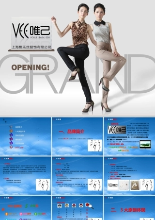 一战成名VEE专业女裤品牌介绍(PPT 36页)