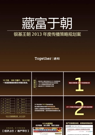 XXXX年度郑州银基王朝传播策略规划案