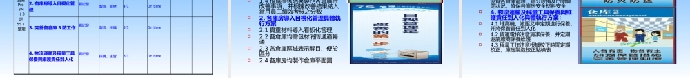 XXXX年度资材部物流课7