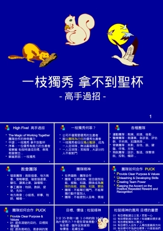 一枝独秀拿不到圣杯高手过招