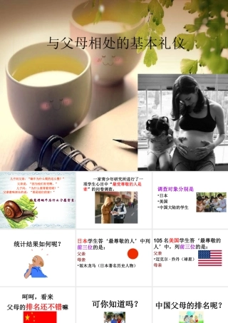 与父母相处的基本礼仪