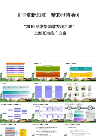 XXXX年非常新加坡发现之旅上海互动推广方案