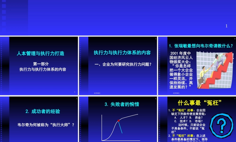 《企业如何进行人本管理与打造执行力》