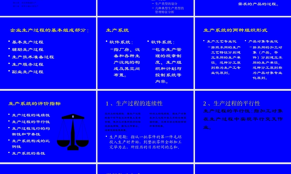 《企业生产管理》