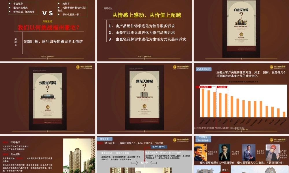 XXXX年福建莆田馨宜皇庭骏景项目形象定位报告