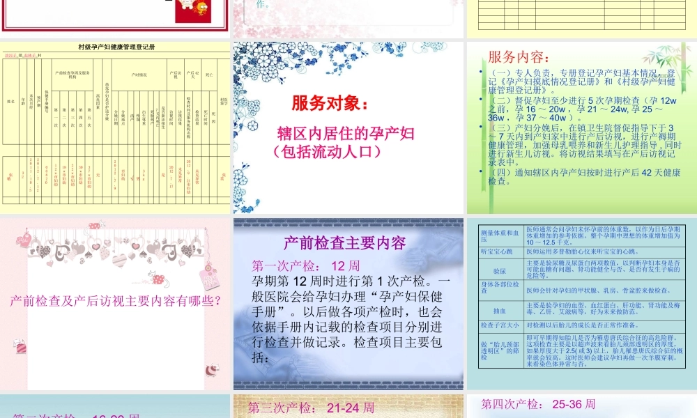 XXXX年妇保项目村医培训修改版