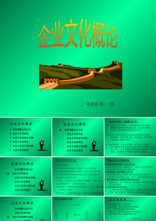 《企业文化概论》投影片