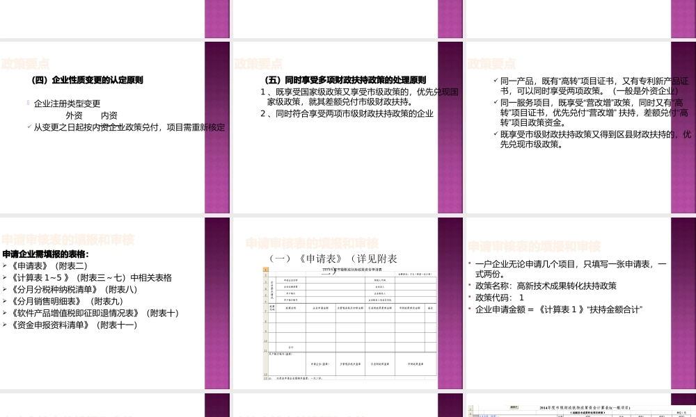XXXX年高转项目政策讲解-上海冠崇