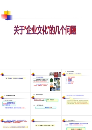 《企业文化讲座》文化
