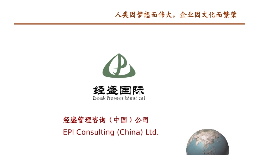 《企业文化战略咨询项目(机密)》