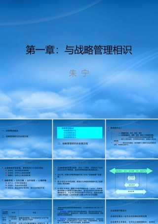 与战略管理相识