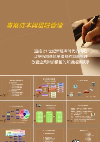 专案成本与风险管理ppt67