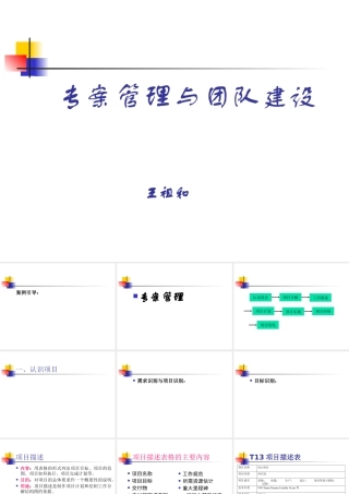 专案管理与团队建设