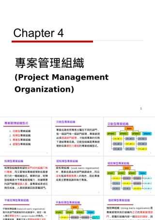 专案管理组织