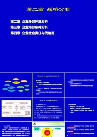 《企业战略管理》杨锡怀_第三版_第二章___企业外部环境