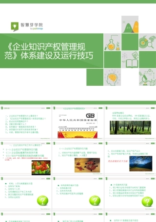 《企业知识产权管理规范》体系建设及运行技巧