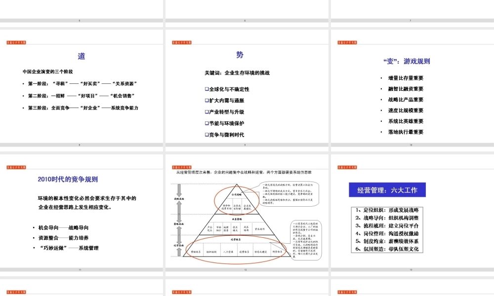 《企业组织执行系统战略整合》非常适合快速发展期老总学习