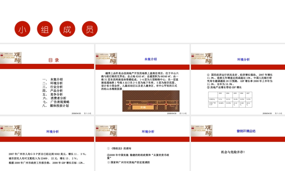 XXXX年广州市越秀上品轩推广策划案
