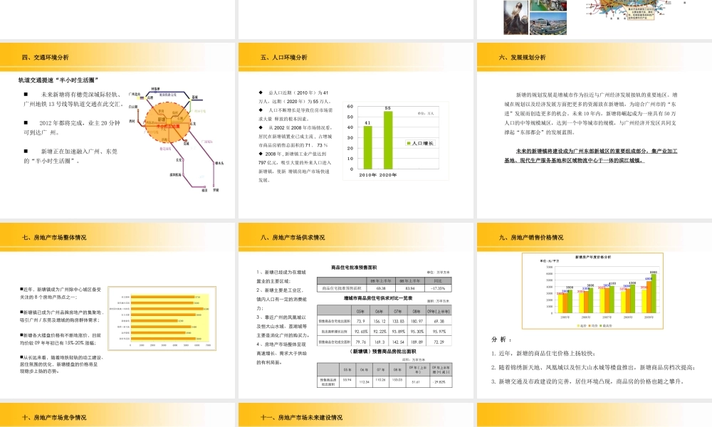 XXXX年广州增城市新塘107国道项目市场定位策略报告