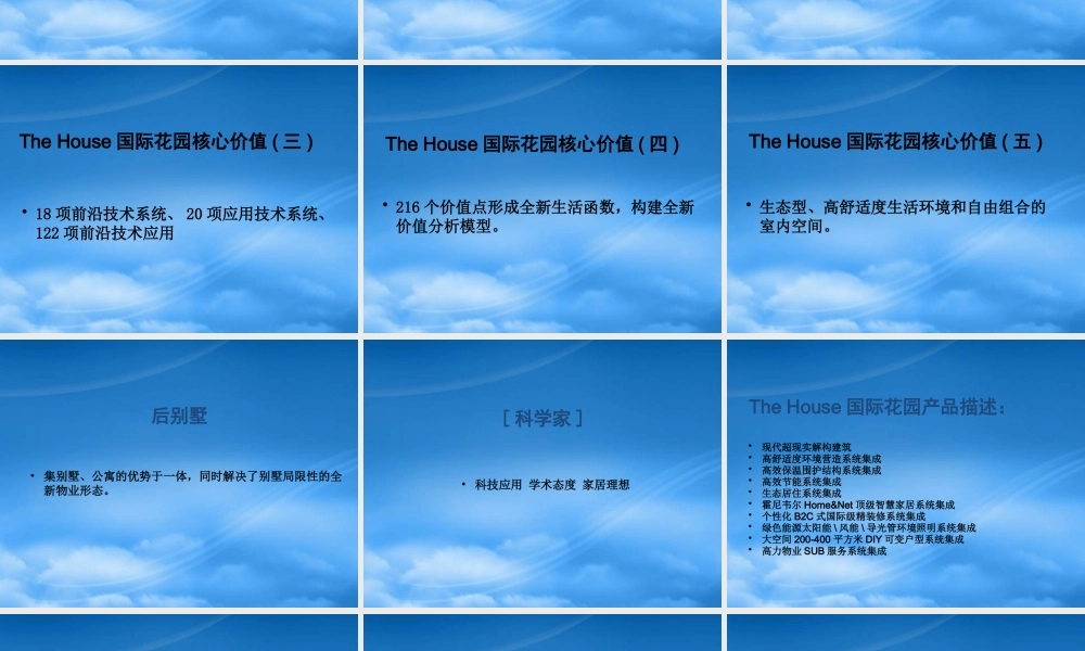 专家国际花园别墅项目TheHouse国际花园项目推介介绍-116PPT