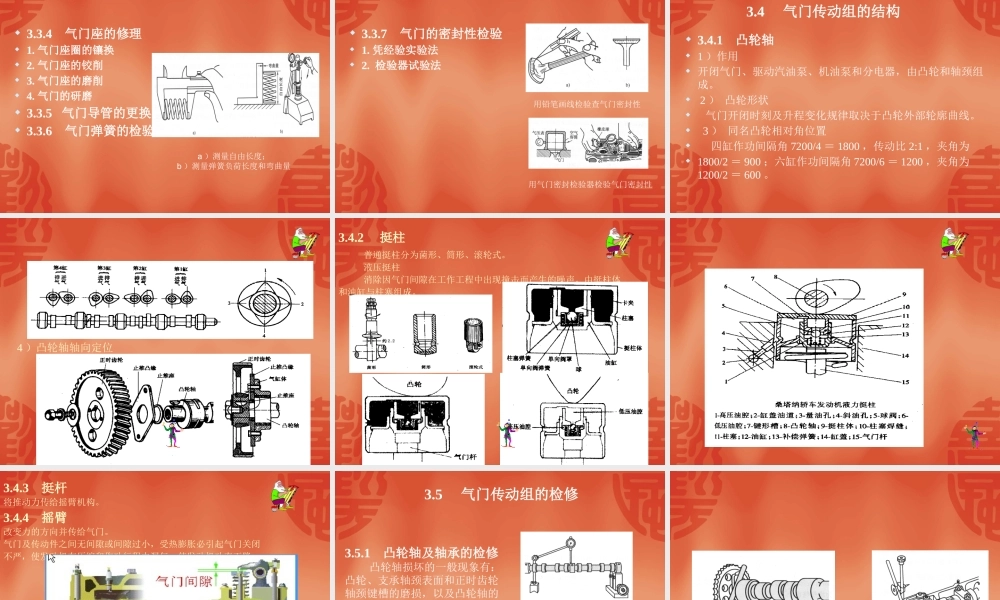 《汽车发动机构造与维修》配气机构的构造与维修
