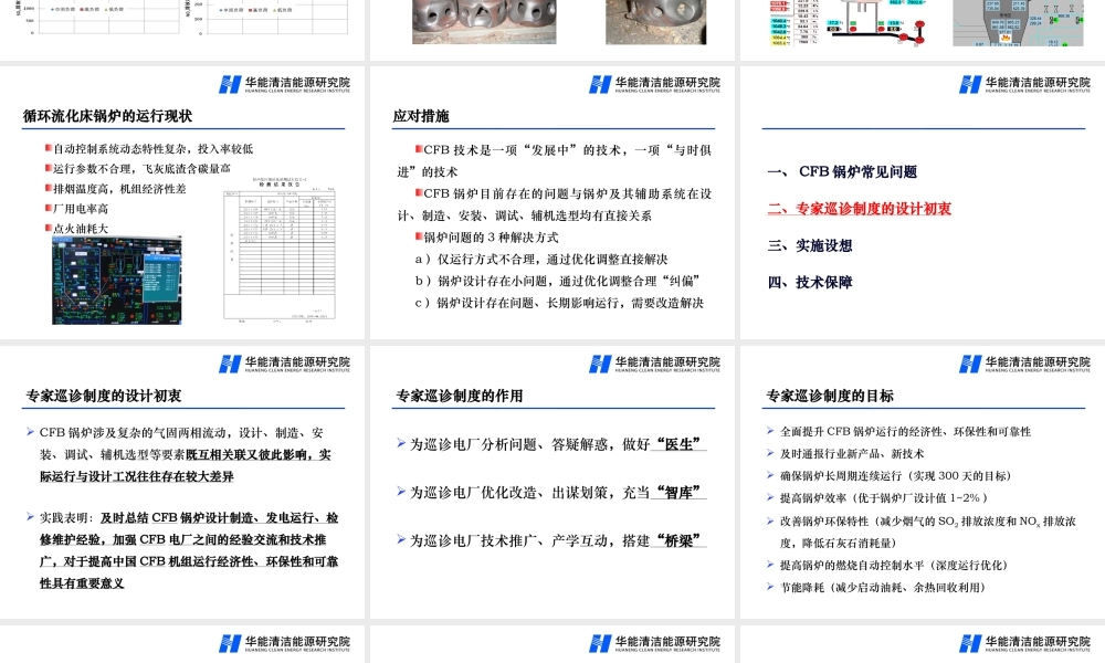 专家巡诊制度解决CFB机组电厂实际问题及其行业意义
