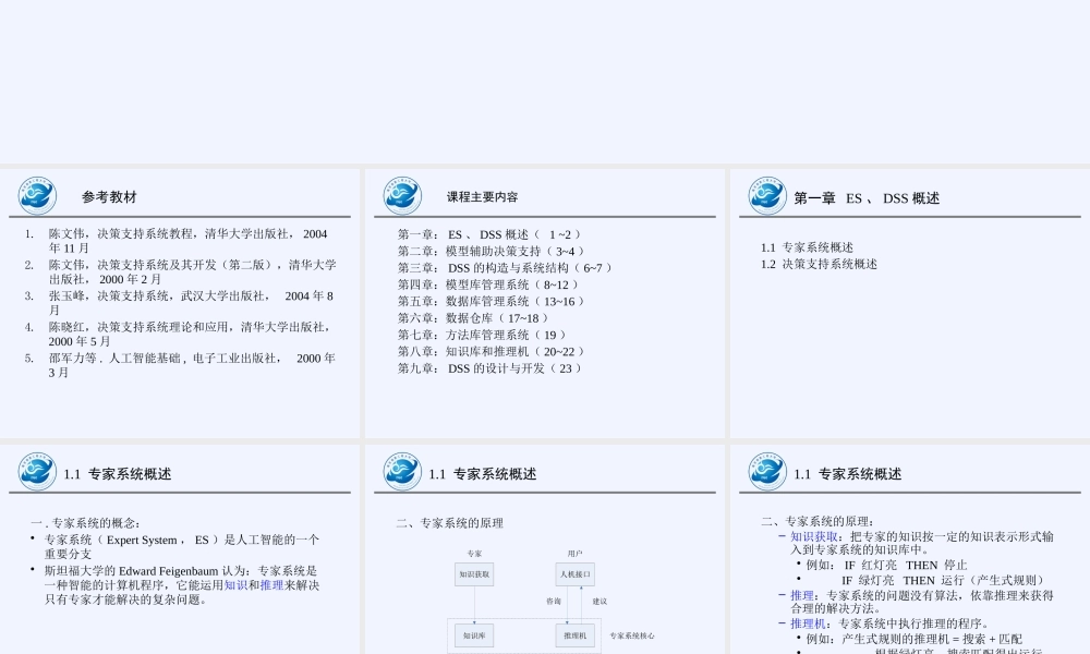 专家与决策支持系统
