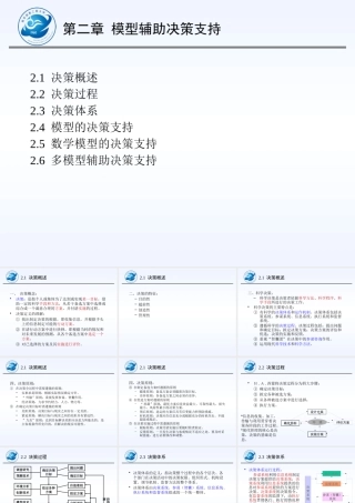 专家与决策支持系统__第二章